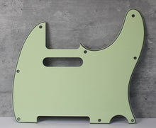 Load image into Gallery viewer, 68, 69 Telecaster Pickguard For Vintage USA Fender Tele Mint Green w Pearl Back
