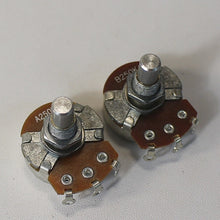 Load image into Gallery viewer, Alpha Pots Solid Shaft Audio A250K + B250K Set of 2 For Telecaster, P Bass
