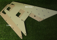 Load image into Gallery viewer, Flying V 70s Reissue Pickguard For Gibson Guitars - Mint Ivory 3 Ply
