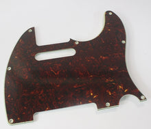 Load image into Gallery viewer, Pickguard For Tele Dark Tortoise Shell Celluloid Top 4 Ply MIJ
