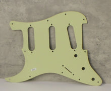 Load image into Gallery viewer, Aged  63, 64 Pickguard For Fender Strat Wide Bevel Light Relic - Mint Green
