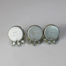 Load image into Gallery viewer, Alpha Pots Split Shaft Imperial Inch Size 2 x A250K 1 x B250K  (3)
