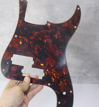 Load image into Gallery viewer, Aged Pickguard For Fender Japan P Bass Brown Tortoise Shell Celluloid Top 4 Ply
