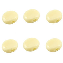 Load image into Gallery viewer, Kluson Replacement Butterbean Parchment Tuning Machine Tuner Buttons Set of 6

