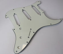 Load image into Gallery viewer, B Stock 64 65 66 67 Pickguard For Strat Parchment 3 Ply
