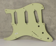 Load image into Gallery viewer, Aged 63, 64 Pickguard For Fender Strat Wide Bevel Light Relic - Mint Green
