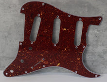 Load image into Gallery viewer, Standard Pickguard For 62 Strat For Fender  - Reddish Brown Tortoise Shell
