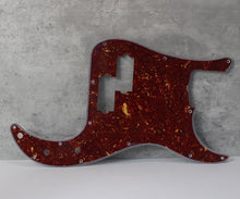 Load image into Gallery viewer, Precision P Bass Pickguard For USA Fender Red Brown Tortoise Shell Celluloid Top
