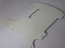 Load image into Gallery viewer, Pickguard 1 Ply 8 Hole Pickguard For Telecaster - Parchment
