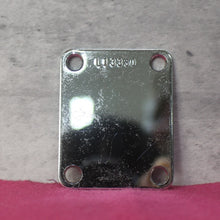 Load image into Gallery viewer, Aged Chrome L Serial Number Stamped Neck Plate For Strat Tele 1963 - #L13XXX
