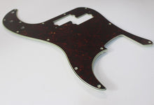 Load image into Gallery viewer, Pickguard For Fender Japan P Bass Dark Tortoise Shell Celluloid Top 4 Ply
