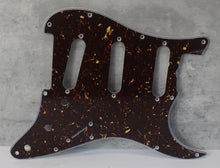 Load image into Gallery viewer, Standard Pickguard For 62 Strat For Fender  - Dark Brown Tortoise Shell
