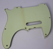 Load image into Gallery viewer, Aged 3 Ply 8 Hole 62 Pickguard For Telecaster Mint Green
