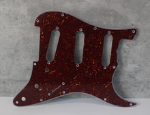 Load image into Gallery viewer, Standard Pickguard For 62 Strat For Fender  - Reddish Brown Tortoise Shell

