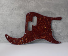 Load image into Gallery viewer, Precision P Bass Pickguard For USA Fender Red Brown Tortoise Shell Celluloid Top

