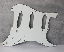 Load image into Gallery viewer, B Stock 64 65 66 67 Pickguard For Strat White 3 Ply
