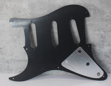 Load image into Gallery viewer, SRV #1 Pickguard with Script Sticker + Custom Sticker 1 Ply 8 Hole 1 Ply Version
