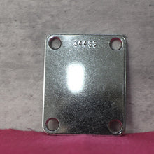 Load image into Gallery viewer, Aged Chrome Serial Number Stamped Neck Plate For Strat Tele 1959 - #34XXX
