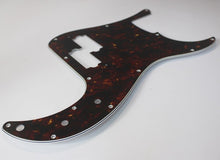 Load image into Gallery viewer, Pickguard For Fender Japan P Bass Brown Tortoise Shell Celluloid Top 4 Ply

