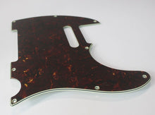Load image into Gallery viewer, Pickguard For Tele Dark Tortoise Shell Celluloid Top 4 Ply MIJ
