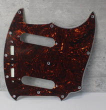 Load image into Gallery viewer, Mustang Pickguard For Vintage Fender  - Brown Tortoise Shell Celluloid Top

