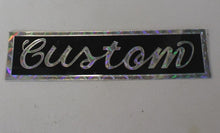 Load image into Gallery viewer, SRV #1 Pickguard with Script Sticker + Custom Sticker 1 Ply 8 Hole 1 Ply Version

