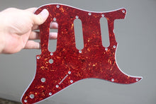 Load image into Gallery viewer, Standard Pickguard For 62 Strat For Fender  - Reddish Brown Tortoise Shell
