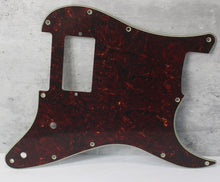 Load image into Gallery viewer, Pickguard For Single Humbucker Strat Dark Tortoise Shell Celluloid Top 4 Ply
