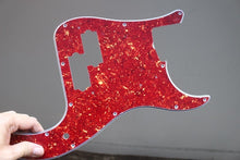 Load image into Gallery viewer, Precision P Bass Pickguard For USA Fender Red Brown Tortoise Shell Celluloid Top
