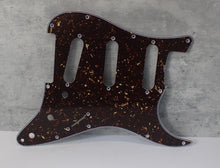 Load image into Gallery viewer, Standard Pickguard For 62 Strat For Fender  - Dark Brown Tortoise Shell
