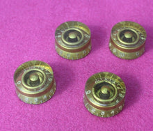 Load image into Gallery viewer, Heavy Aged Speed Knob For Les Paul Guitars (4) - Gold
