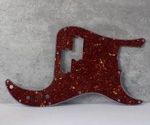 Load image into Gallery viewer, Precision P Bass Pickguard For USA Fender Red Brown Tortoise Shell Celluloid Top
