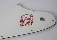 Load image into Gallery viewer, Aged Pickguard For Gibson Reverse Firebird w Accurate Screen Logo - 3 Ply White
