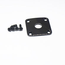 Load image into Gallery viewer, Gotoh JCB-4 Square Curved  Jack Plate for Guitar - Cosmo Black
