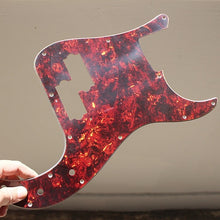 Load image into Gallery viewer, Aged Pickguard For Fender Japan P Bass Brown Tortoise Shell Celluloid Top 4 Ply

