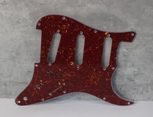 Load image into Gallery viewer, Standard Pickguard For 62 Strat For Fender  - Reddish Brown Tortoise Shell
