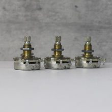 Load image into Gallery viewer, Alpha Pots Split Shaft Imperial Inch Size 3 x B250K Linear
