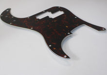Load image into Gallery viewer, Pickguard For Fender Japan P Bass Brown Tortoise Shell Celluloid Top 4 Ply
