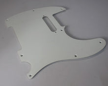 Load image into Gallery viewer, Pickguard 1 Ply 8 Hole Pickguard For Telecaster - White 1 Ply
