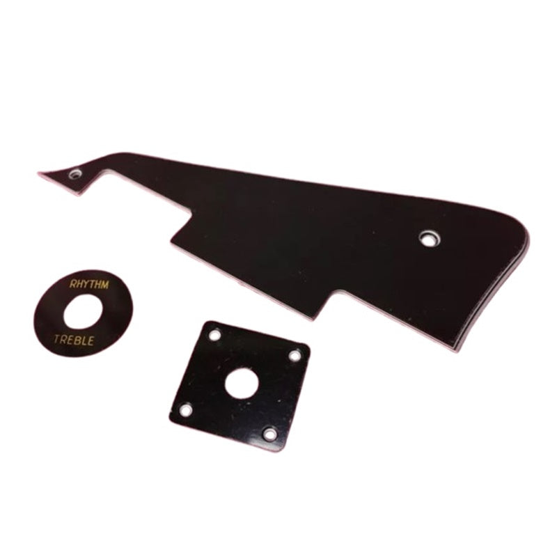 Plastic Parts Set For Historic Les Paul Custom - Black