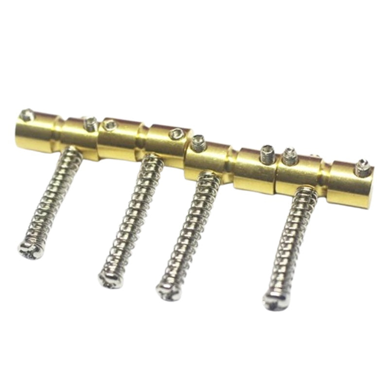 Replacement Brass Saddles Set For P or Jazz Basses