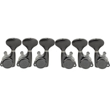 Load image into Gallery viewer, 3+3 Locking Tuners 18:1 Electric Acoustic Guitars Metal Locking Cap - Black #4
