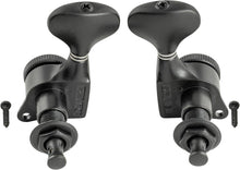 Load image into Gallery viewer, 3+3 Locking Tuners 18:1 Electric Acoustic Guitars Metal Locking Cap - Black #4
