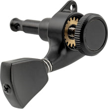 Load image into Gallery viewer, 3+3 Locking Tuners 18:1 Electric Acoustic Guitars Metal Locking Cap - Black #3
