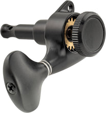 Load image into Gallery viewer, 3+3 Locking Tuners 18:1 Electric Acoustic Guitars Metal Locking Cap - Black #4
