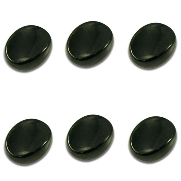 Kluson Butterbean Replacement Tuner Buttons (6) - Black