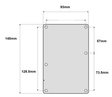 Load image into Gallery viewer, Tremolo Cover Back Plate For Floyd Rose Style Guitars (Wide) - White 3 Ply
