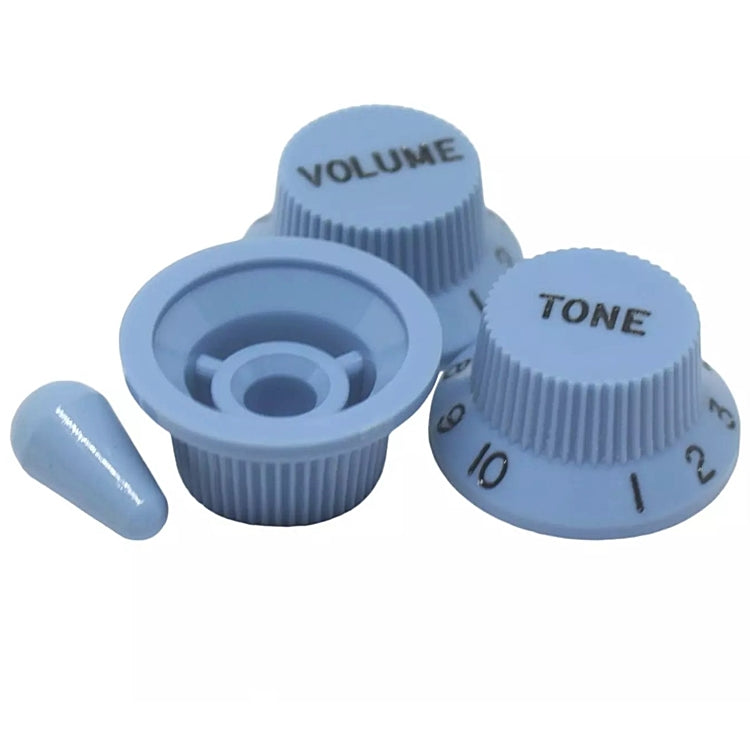 Replacement Knobs For Stratocaster Or Ibanez w/ Switch Tip - Blue