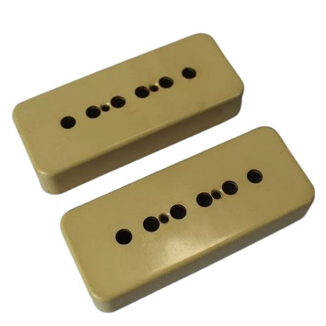 Aged P90 Soapbar Pickup Covers (2) Cream 50mm