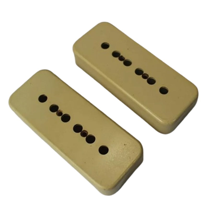 Aged P90 Soapbar Pickup Covers (2) Cream 49.2mm